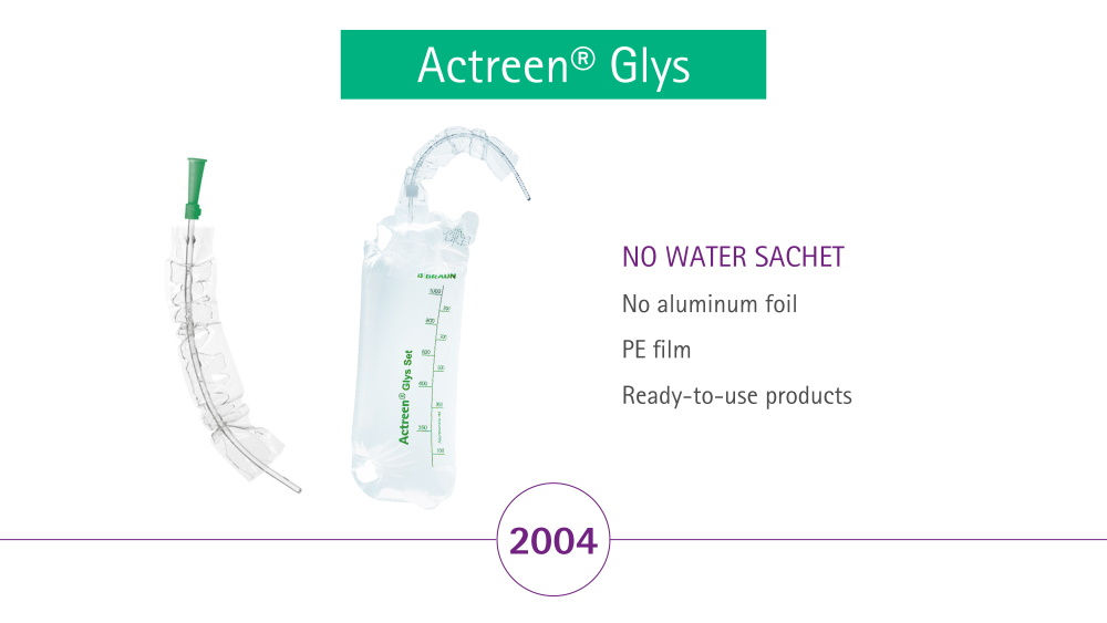 B. Braun's commitment to the environmental management system (ISO 14001 EMS) already started in 2004.